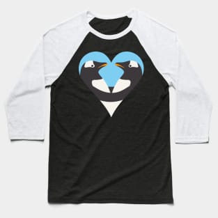 Penguin Lovers - Blue Edition Baseball T-Shirt